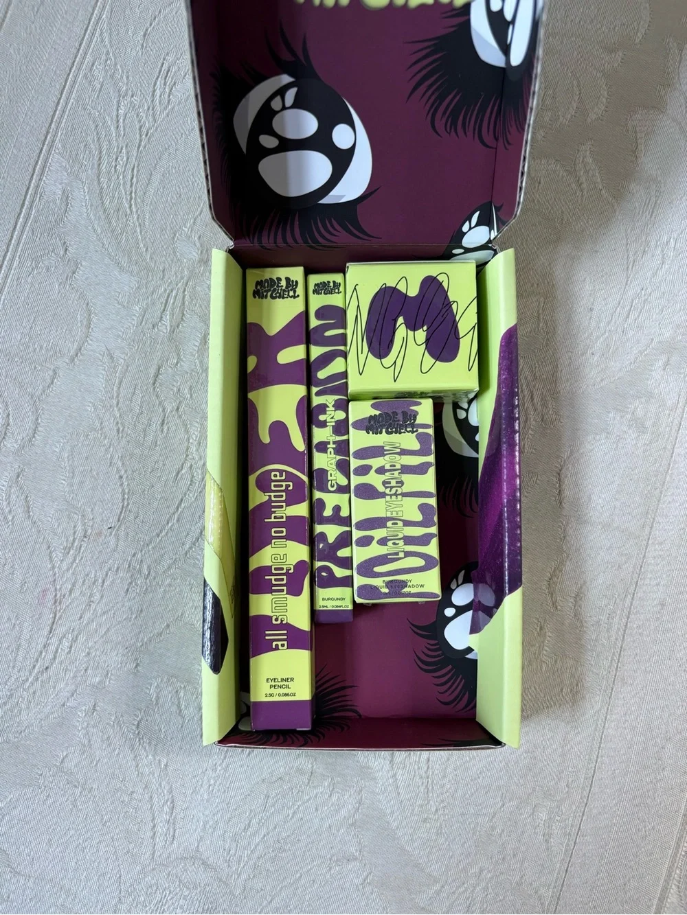 Made by Mitchell Purple Eyeliner Set Kit I See What Your Saying BNIB